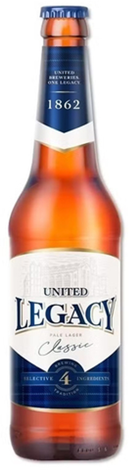 Пиво Юнайтед Лигаси Класcик Лагер / United Legacy Classic Lager 0.44 - стекло