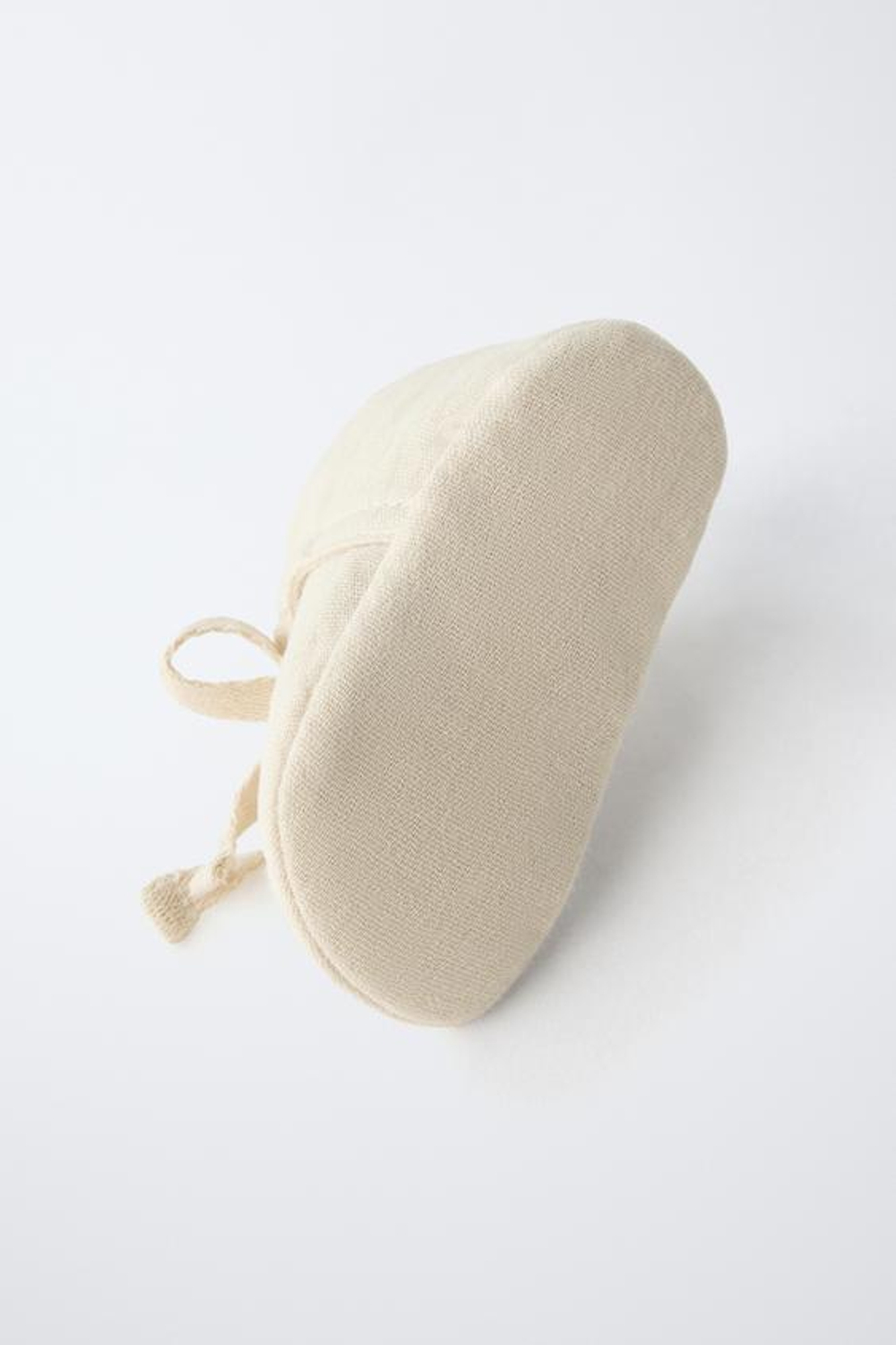 ZARA ПИНЕТКИ ХЛОПКОВЫЕ, БЕЖЕВЫЙ