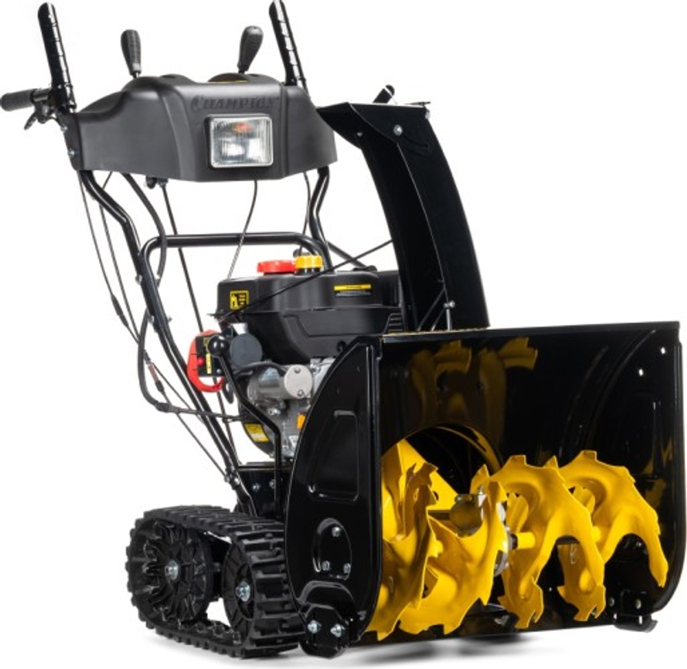 Снегоуборщик гусеничный бензиновый CHAMPION STT761E
