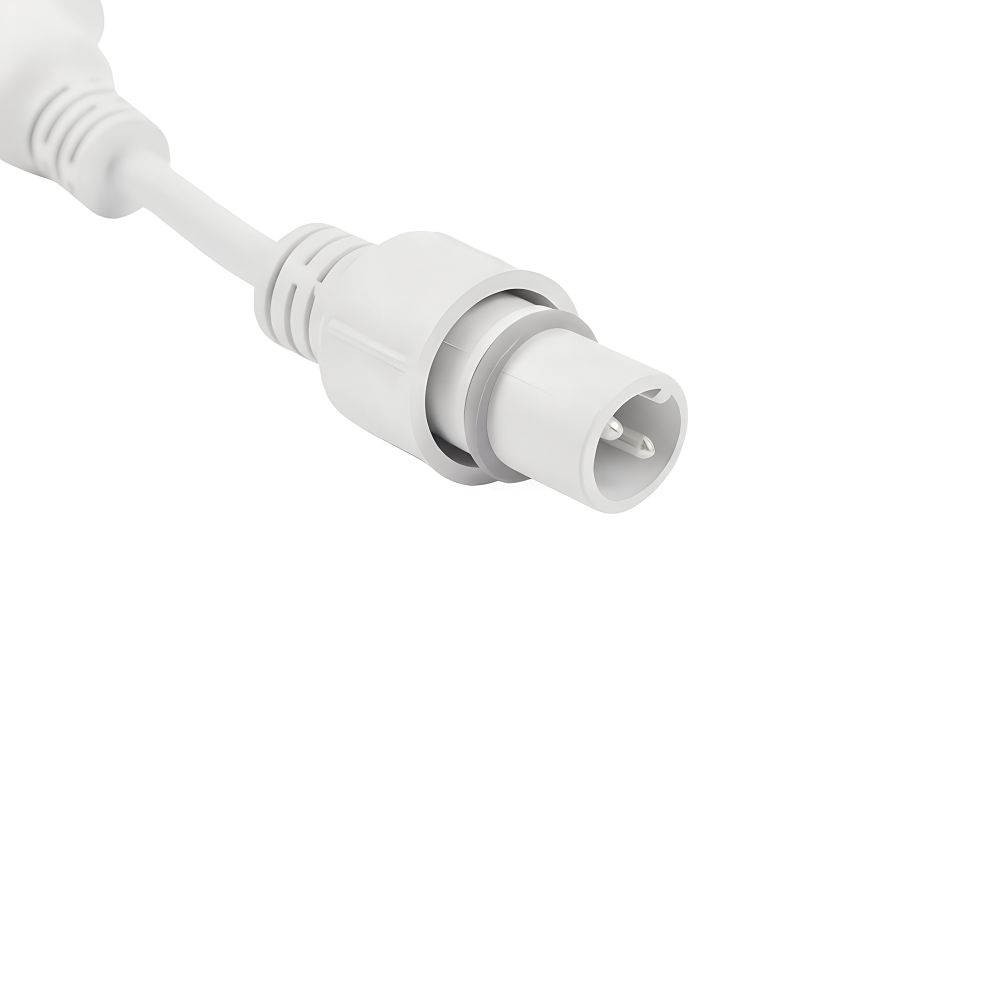 UCX-F90 T10-2M-WH Провод-шина для гирлянд серии F90PRO. 2м. 10 Т-коннекторов. шаг 20см. Статика-мерцание. IP67. Белый. TM Uniel