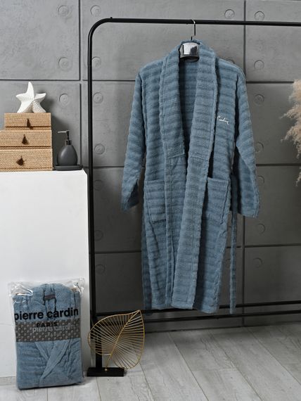 Халат махровый PIERRE CARDIN Home лазурный