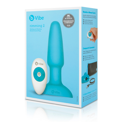 b-Vibe Rimming Plug 2 - Анальная пробка с риммингом