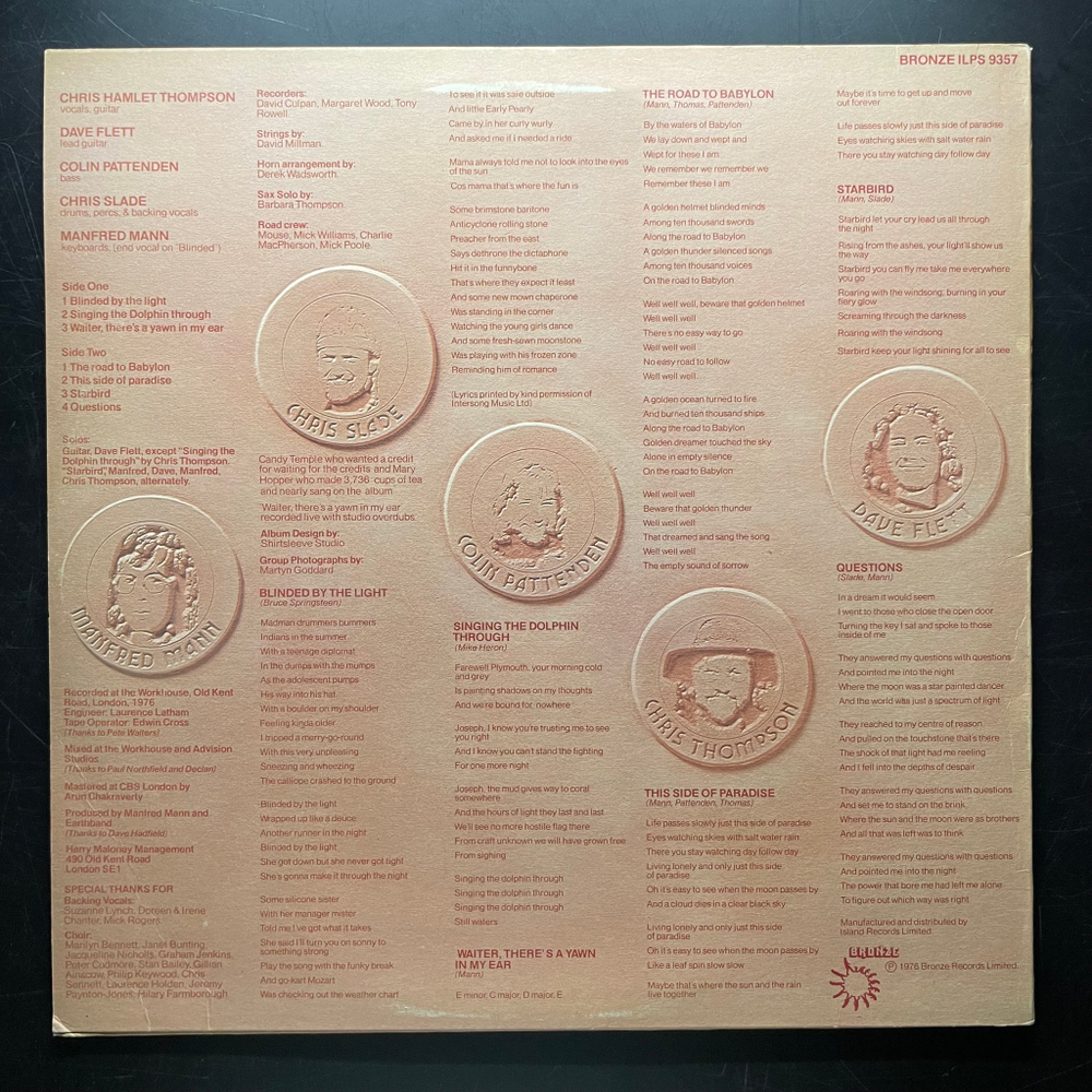 Manfred Mann's Earth Band - The Roaring Silence (Англия 1976г.)