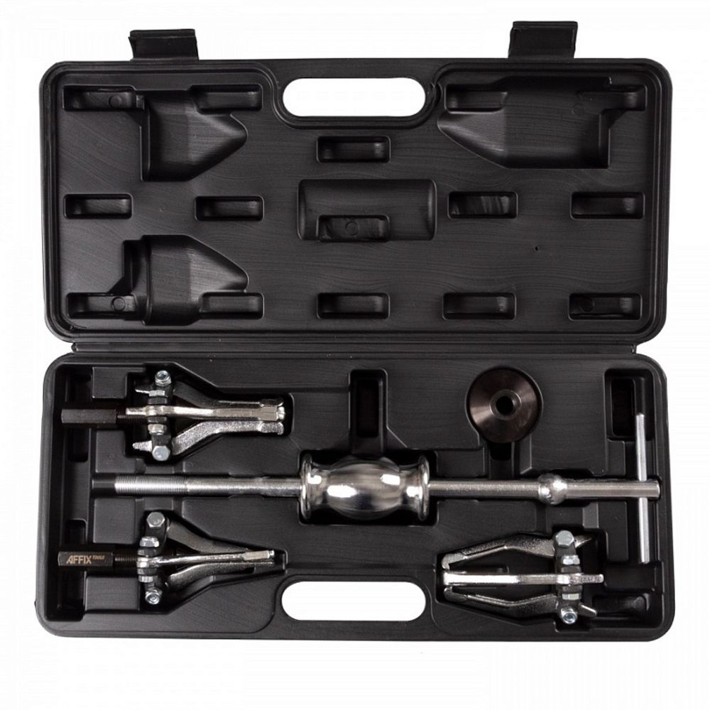 AFFIX (AF10031005C) Обратный молоток для внутренних и внешних подшипников, 15-80 мм, кейс, 6 предметов