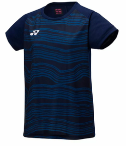 Женская теннисная футболка Yonex Crew Neck Club - Blue