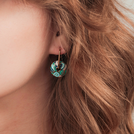 Серьги Fiore Luna AE03784-1 G