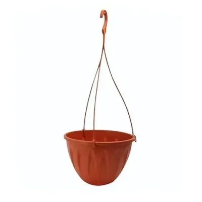 Кашпо АЛИЦИЯ подвесное D250мм с поддоном Терракотовый 0,184,25х0,25м