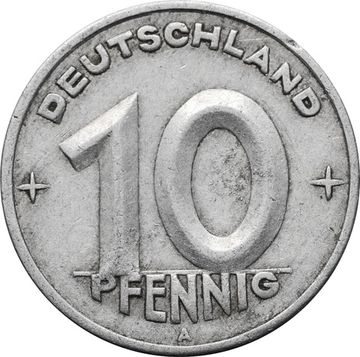10 пфеннигов 1949 Германия (ГДР) "А"
