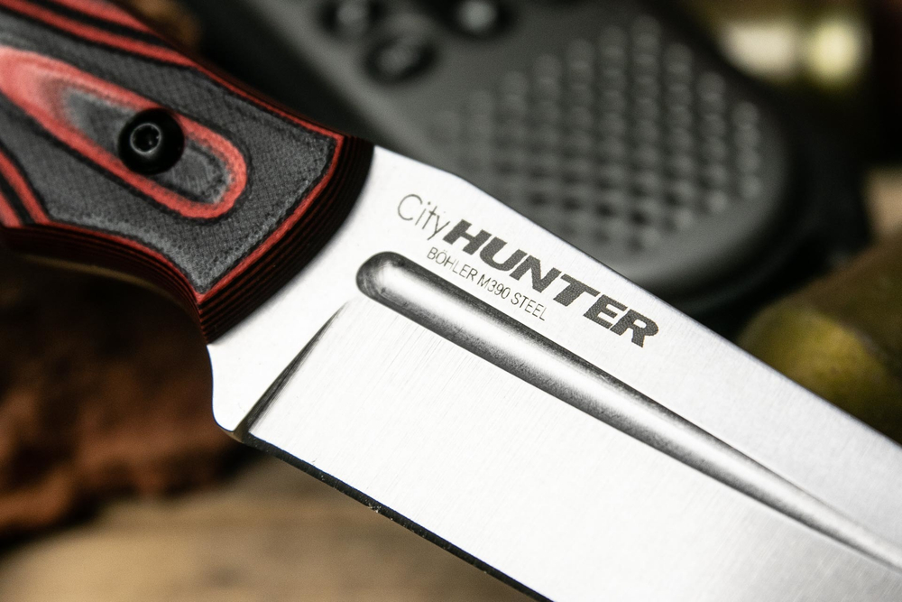 Туристический нож CityHunter M390 StoneWash