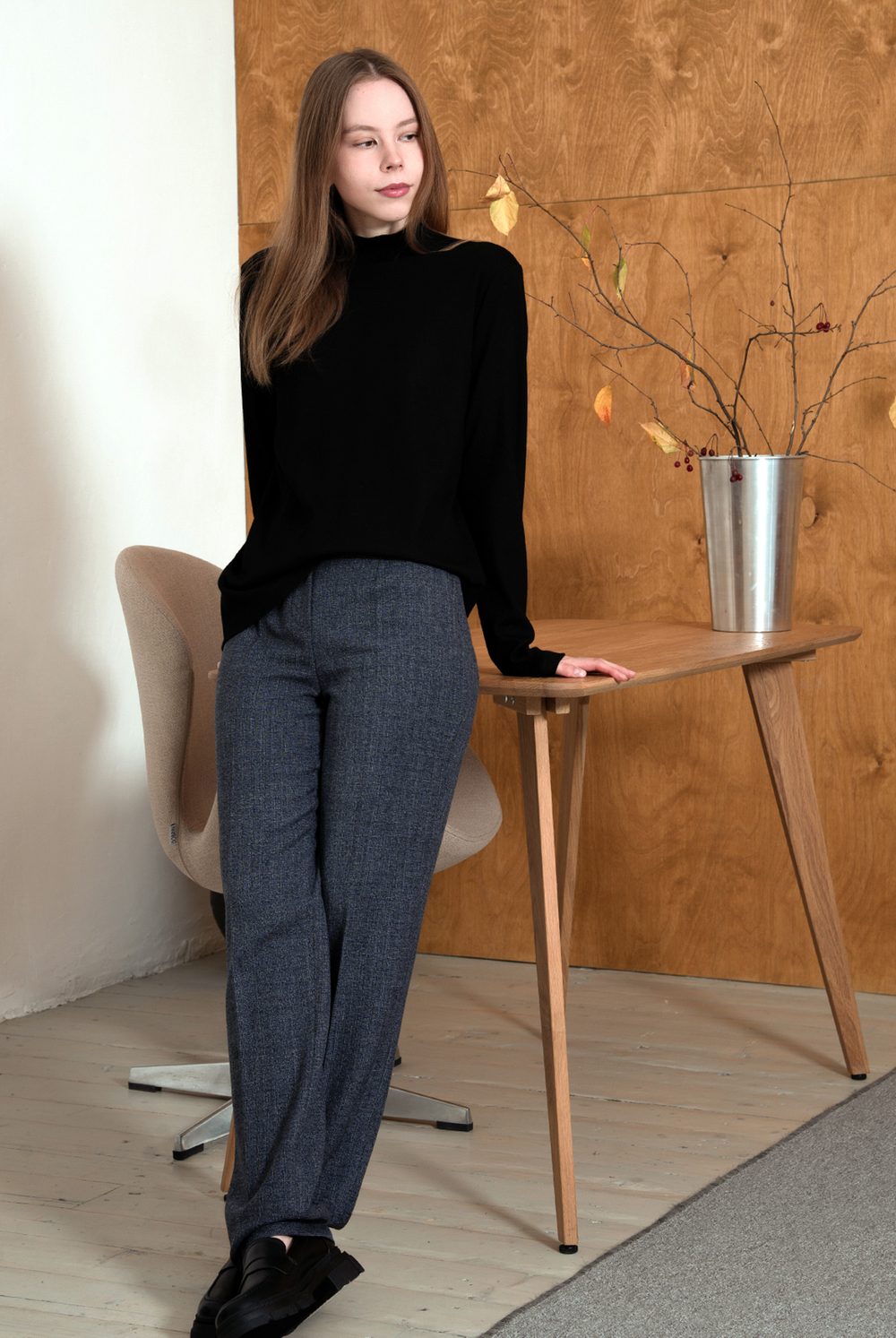 Джемпер женский 4486зп, черный #61Чер034486зп