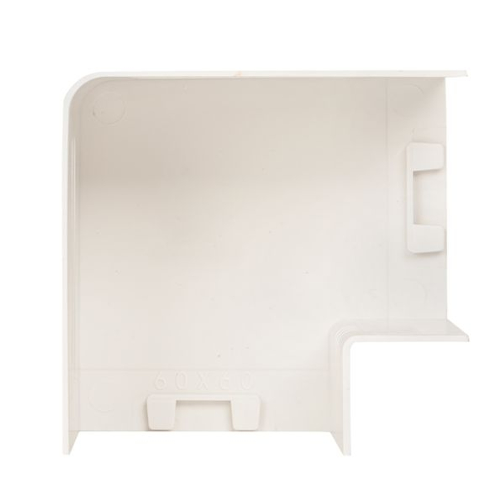 Поворот 90 гр. (60x60) (4 шт) белый EKF-Plast