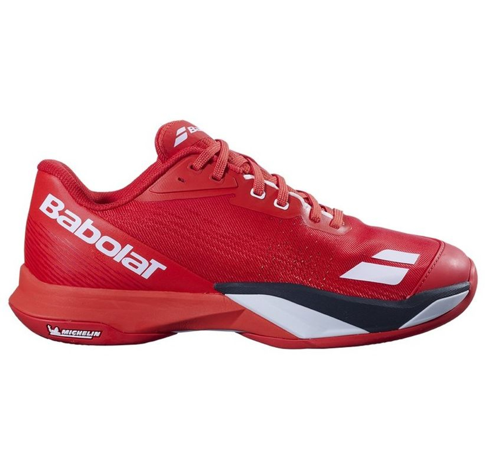 Мужские кроссовки теннисные Babolat Jet Mach 4 Clay - cherry tomato/white