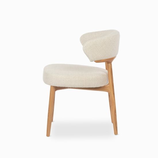 Стул Dublin деревянный каркас цвет бежевый/натуральный