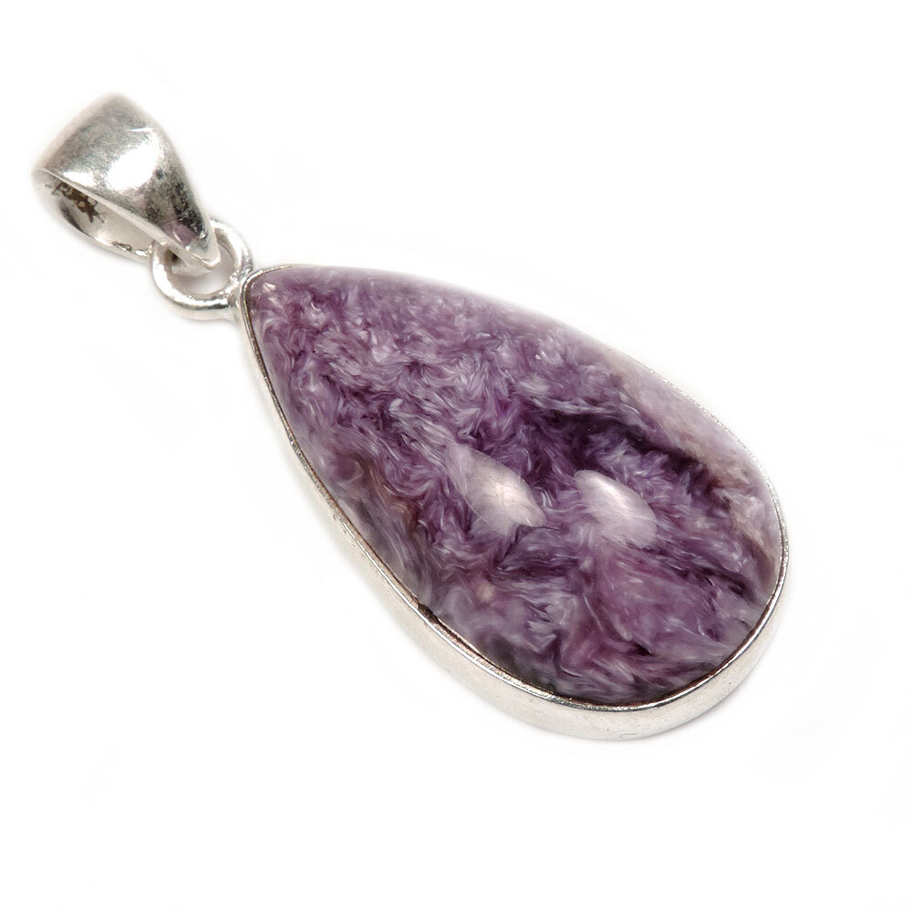 Кулон "Капель" чароит