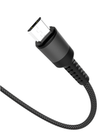 Кабель USB - Micro DENMEN D39V 3.6A (черный) 1м