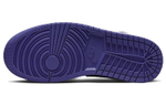 Кроссовки Jordan Air Jordan 1 Mid "Purple Black" (Женская размерная сетка)