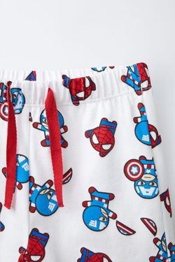 ZARA ПИЖАМА «КАПИТАН АМЕРИКА» © MARVEL, БЕЛЫЙ