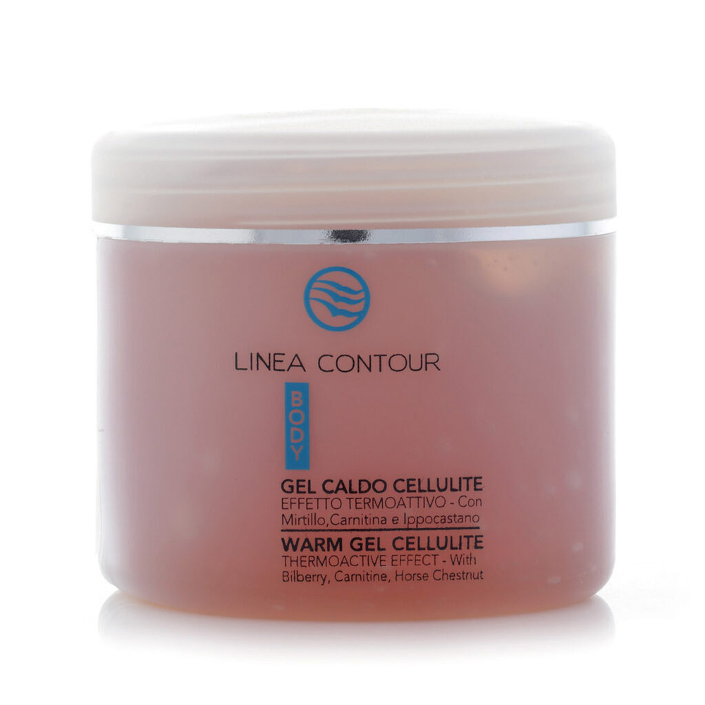 Разогревающий антицеллюлитный гель, Linea Contour, 500 мл