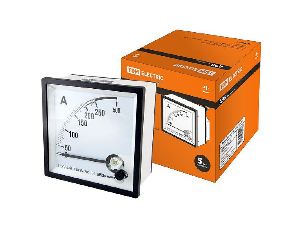 Амперметр А96 250А/5А 1,5 TDM