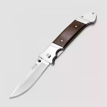 Складной нож SOG Fielder XL SG_FF-34 c клинком из стали 7Cr13MoV, рукоять дерево