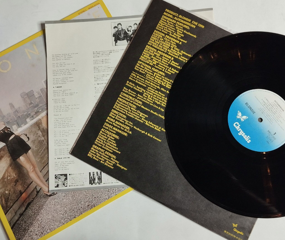 Винтажная виниловая пластинка LP Blondi AutoAmerican (Japan 1980) (No Obi) Follow Me