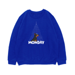 Свитшот "Цвергпинчер в понедельник"