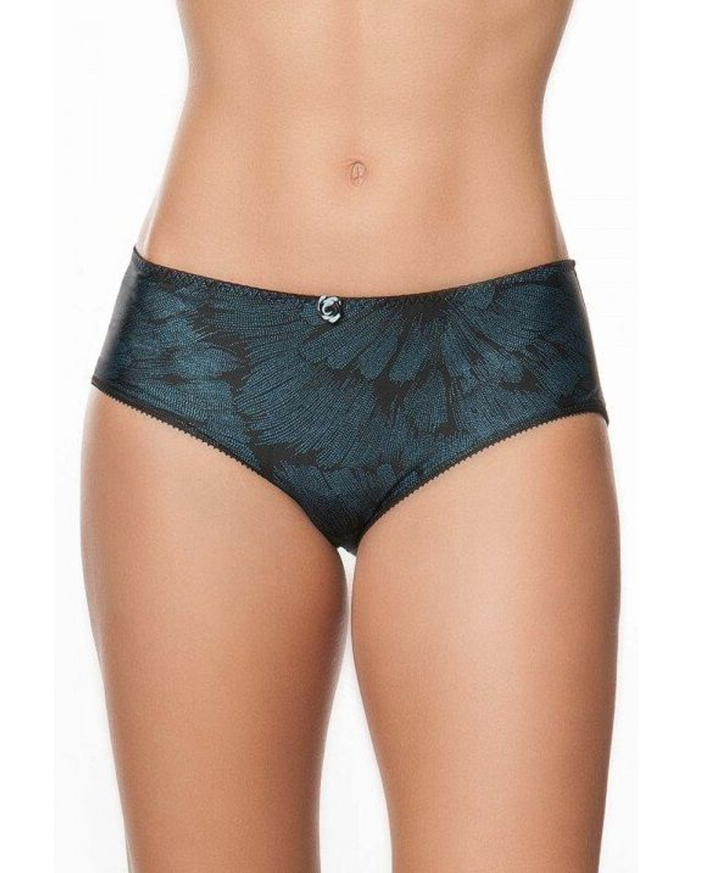 Изящные трусы-шорты Blanca с нежным принтом (Размер: 46) (Цвет: черный)