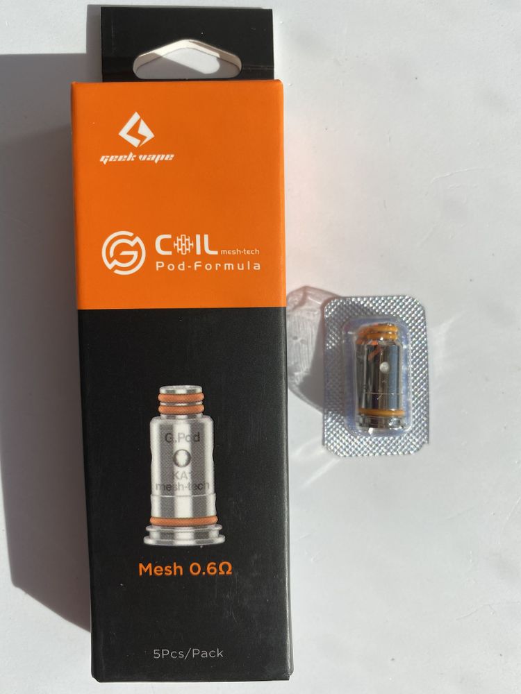 Испаритель AEGIS/WENAX pod G coil by GeekVape 0,6/1.0ohm