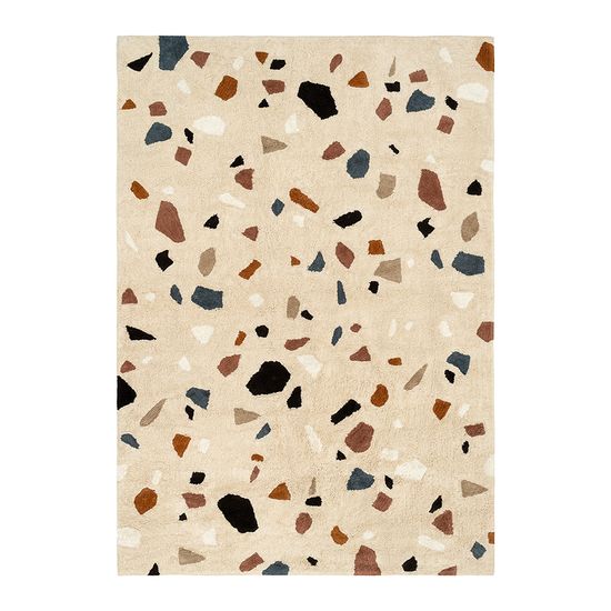 Ковер из хлопка terrazzo poetry из коллекции ethnic, 180х230 см