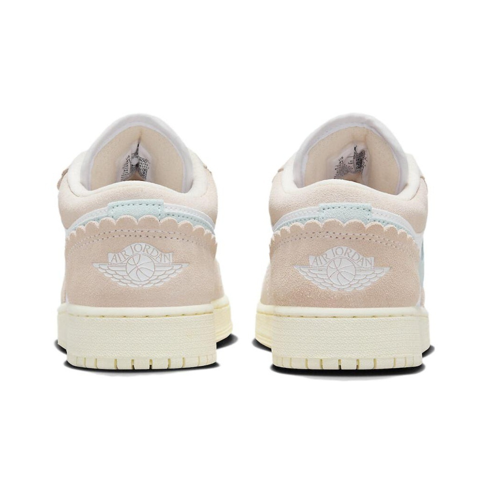 Кроссовки Air Jordan 1 Low White Pink Soft Blue