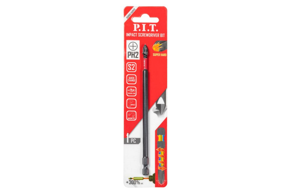Бита ударная PIT PH2x150 (ASDR01-150PH2)