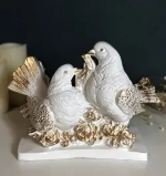 Статуэтка из гипса «Голуби» 30*22см (перламутр)