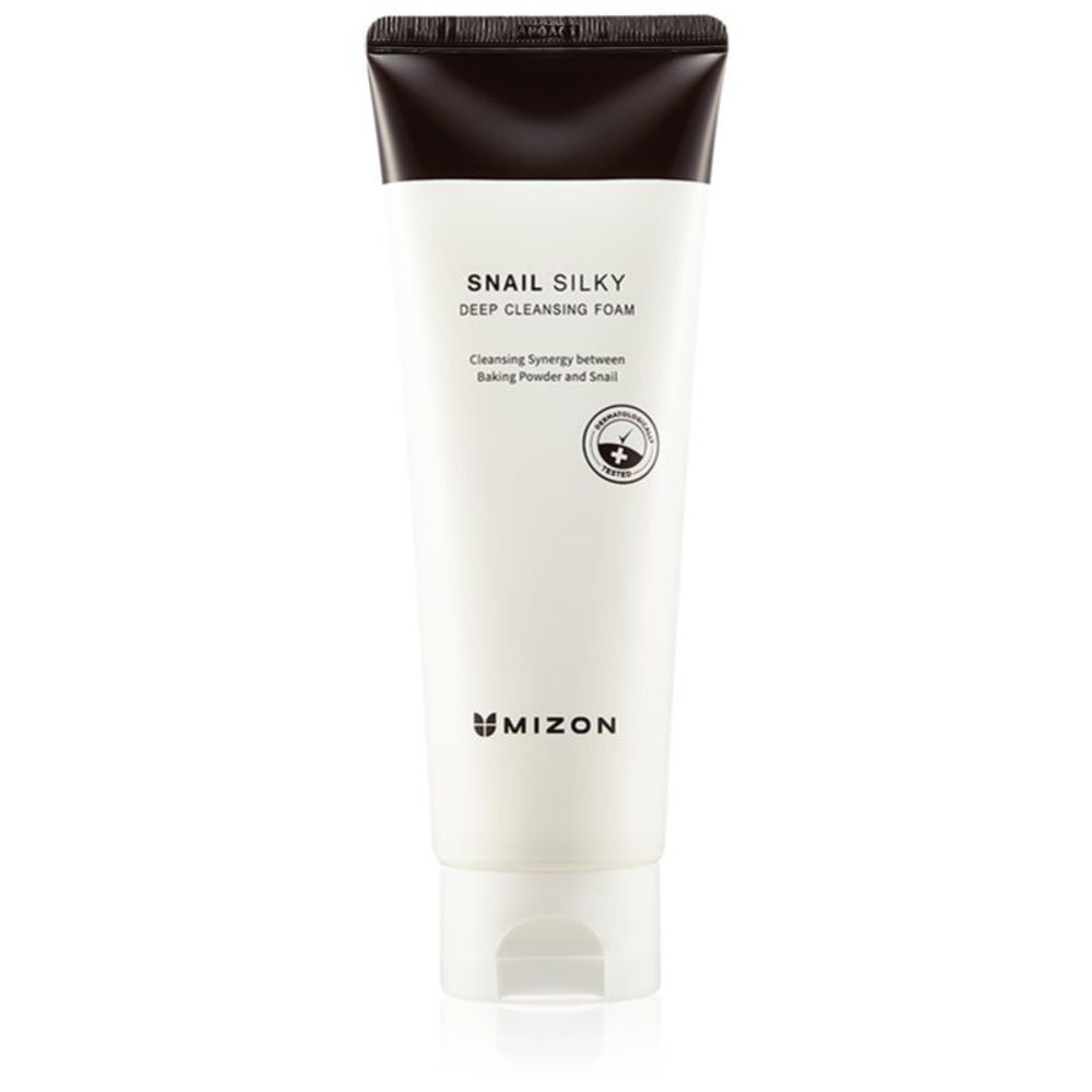 Mizon Snail Silky Deep Cleansing Foam пенка с муцином улитки