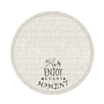 Сервировочная салфетка круглая 36 см Лен