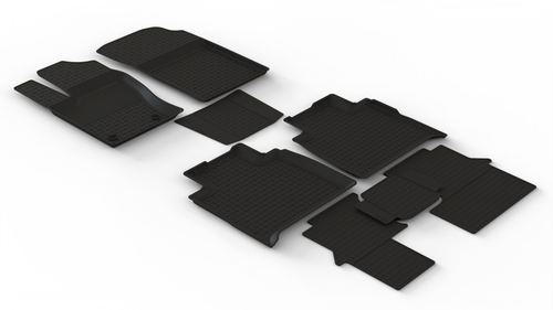 Резиновые коврики с высоким бортом для Tank 500 (7 seats) 2021-н.в. Seintex.317997