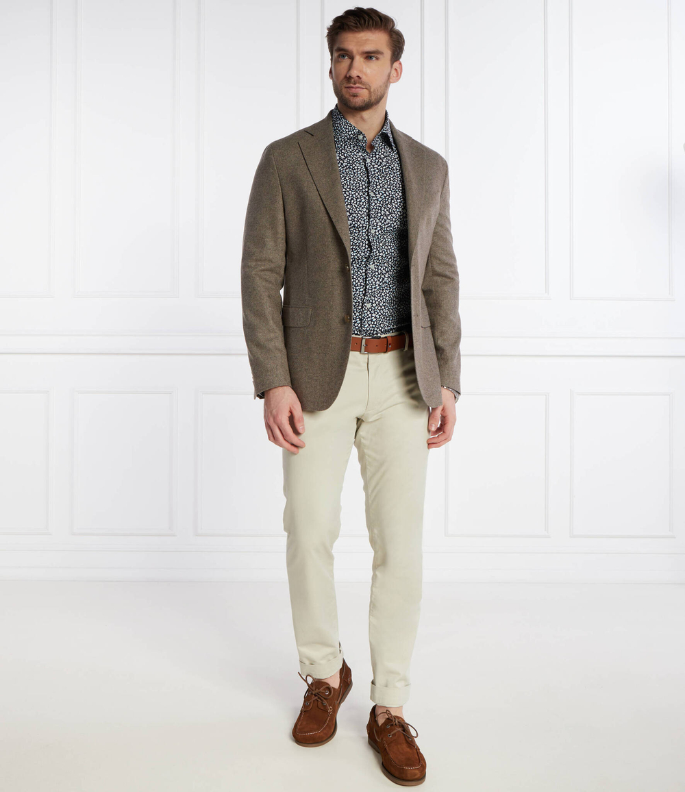 Кожаные мокасины th boat shoe core suede Tommy Hilfiger - коричневый(FM0FM04505)