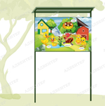 Тематический виниловый элемент Природа. Домашние птенцы 1738