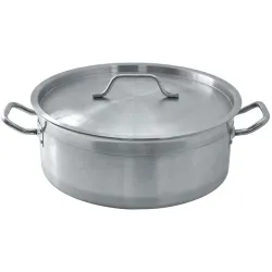 Кастрюля 0,8 л 14*8 см Eco Line низкая с крышкой нерж. ИНДУКЦИЯ P.L. Proff Cuisine
