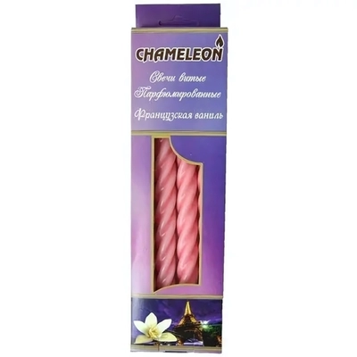 Свеча витая крупный виток (4 шт.) Эклипс