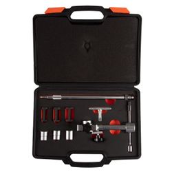 AFFIX (AF10310009C) Рассухариватель клапанов универсальный, кейс, 9 предметов