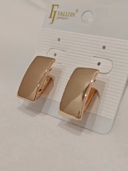 Серьги Fallon «Прямоугольники» Gold 18K