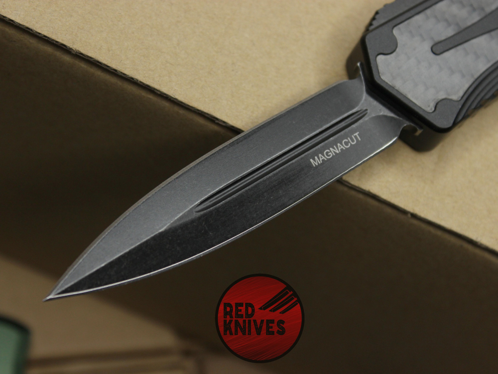 Нож Heretic Knives Colossus D/E - вставка карбон , блэеквош клинок