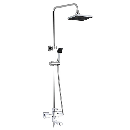 Душевая система Glauf NEB16-A123 (смеситель35К с изл+лейка 1поз.+душ.шланг+тропич.душ.)