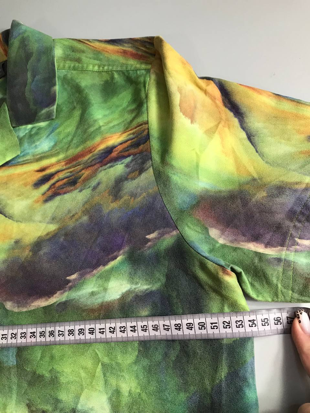 Рубашка Asos цветастая, маркировка М, на 48 размер