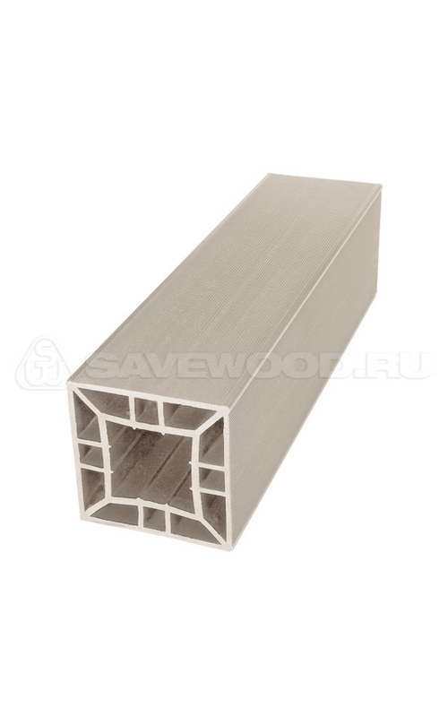 Столб большой из ДПК Бежевый