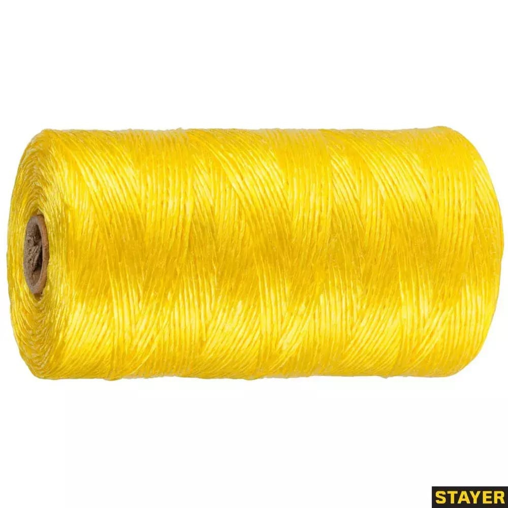 Шпагат полипропиленовый 800 ТЕКС 60м желтый STAYER  Х