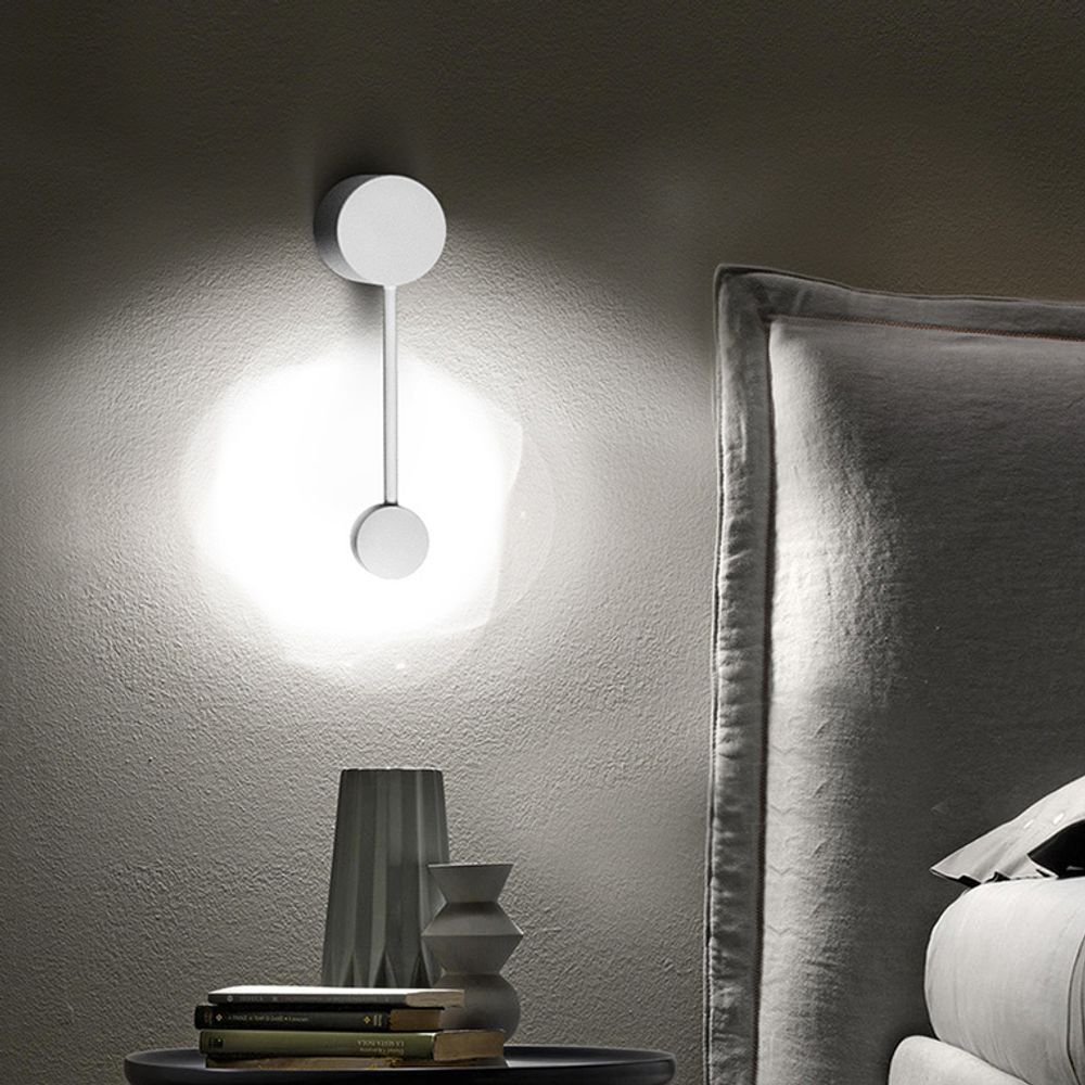 Бра Via Pin Wall L29,5 White By Imperiumloft