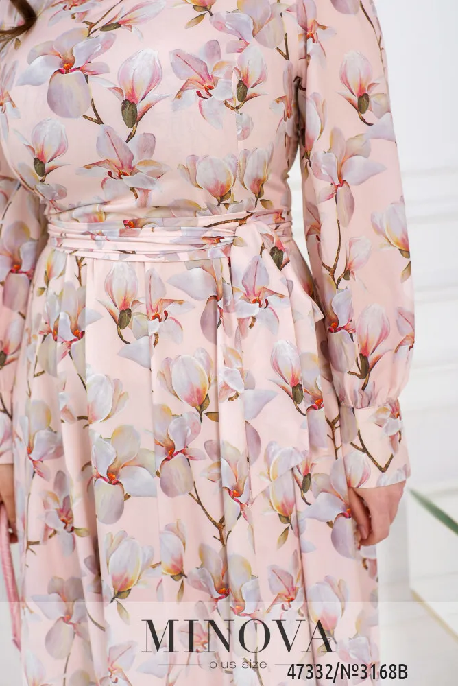 Платье 3168B-пудра Minova