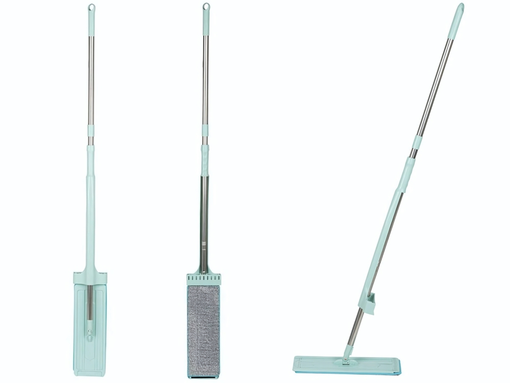 Швабра для пола с насадкой из микрофибры, с отжимом WRING SIMPLE