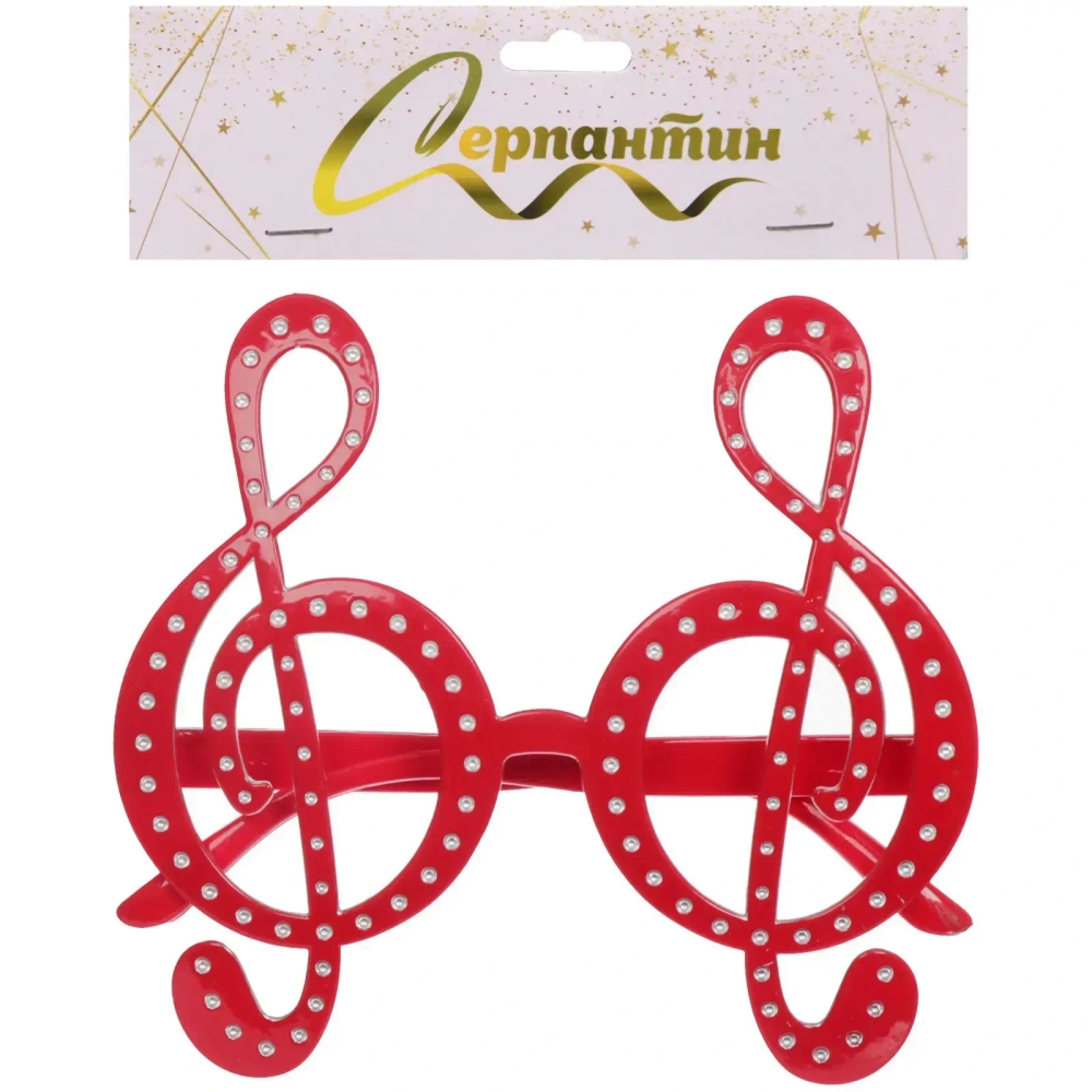 Очки карнавальные «Мелодия» 13,5*12,5 см